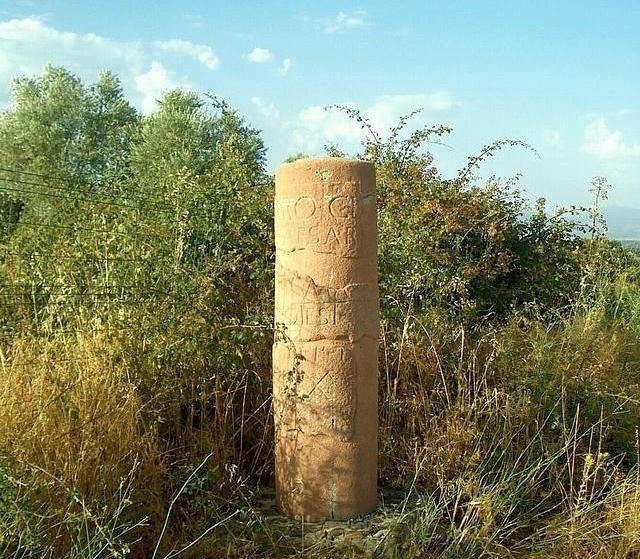 Roman milestone in C�parra